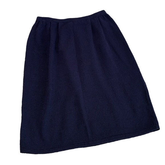 Don Sayres For Wellmore Navy Blue Skirt size 4 - Picture 3 of 16